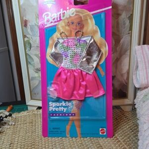 Barbie Sparkle Pretty Fashion Doll with Pink Dress